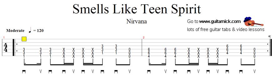 Nirvana Smells Like Teen Spirit Solo Tabs Telegraph
